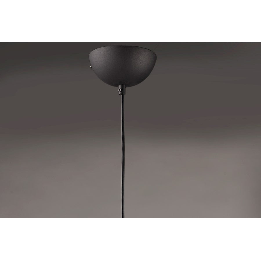 ET2 Lighting Half Moon Large LED Pendant, Black