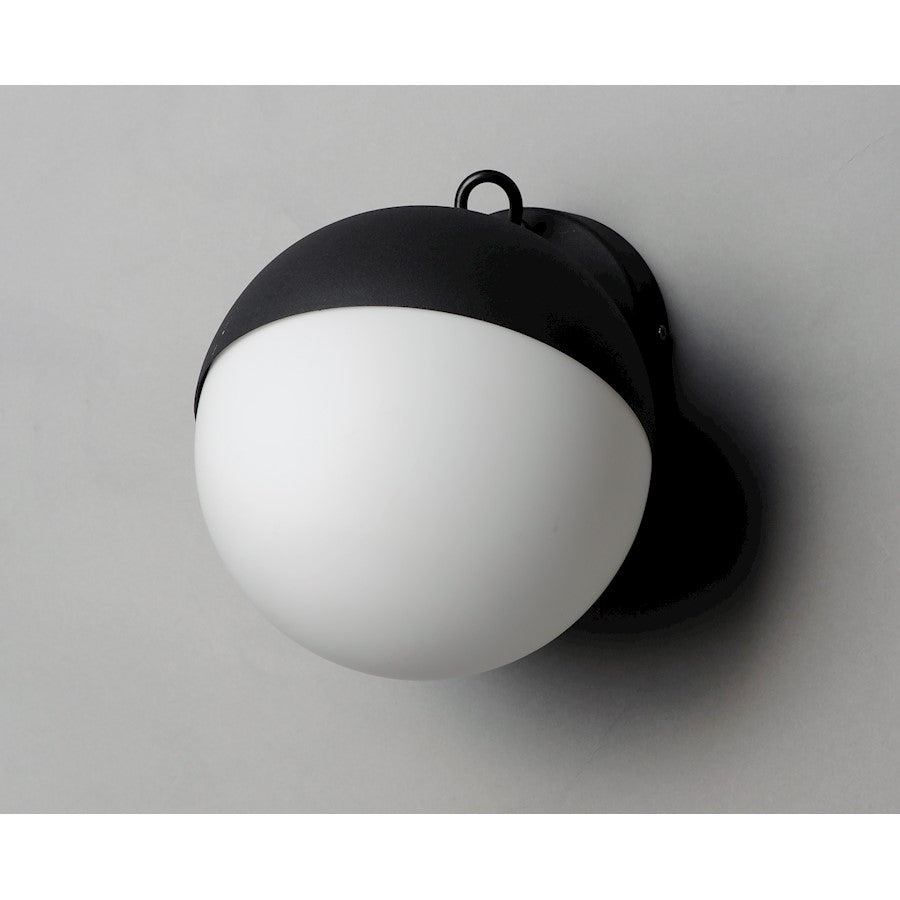 ET2 Lighting Half Moon Wall Sconce, Black