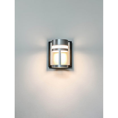 ET2 Lighting Accord LED 1-Light Wall Sconce in Black/Brushed Aluminum