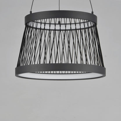 ET2 Lighting Loom 2 Light 20" LED Pendant, Black