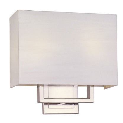 ET2 Lighting Edinburgh LED 2 Light Wall Mount, Satin Nickel