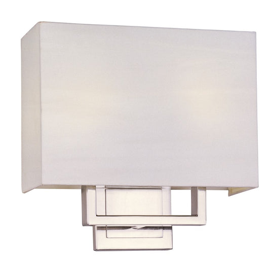 ET2 Lighting Edinburgh LED 2 Light Wall Mount, Satin Nickel