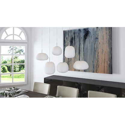 ET2 Puffs 6-Light Pendant, White