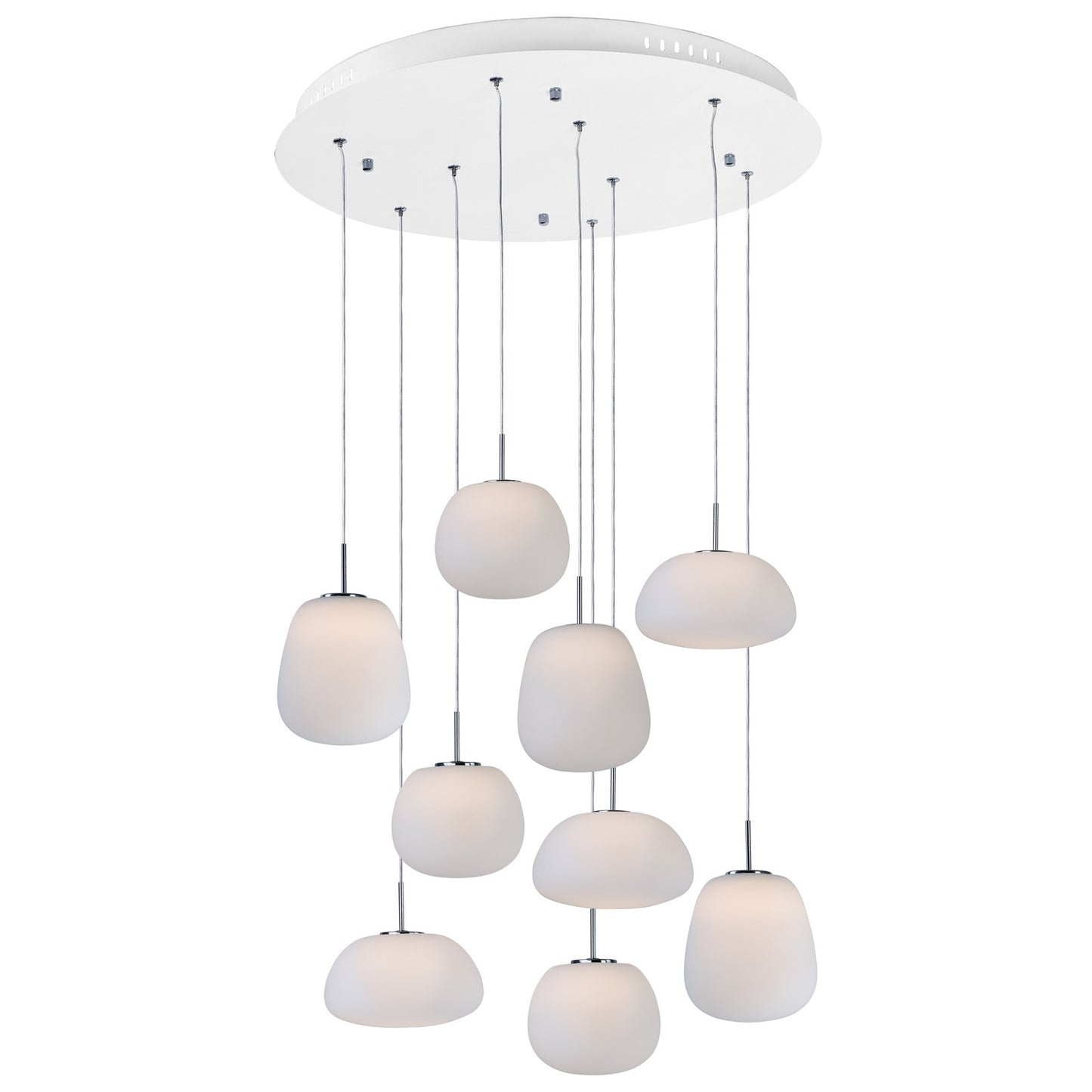 ET2 Puffs 9-Light Pendant, White