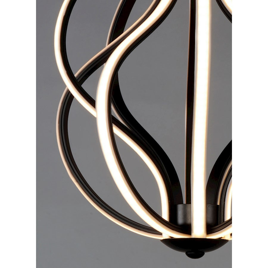 LED Pendant, Black
