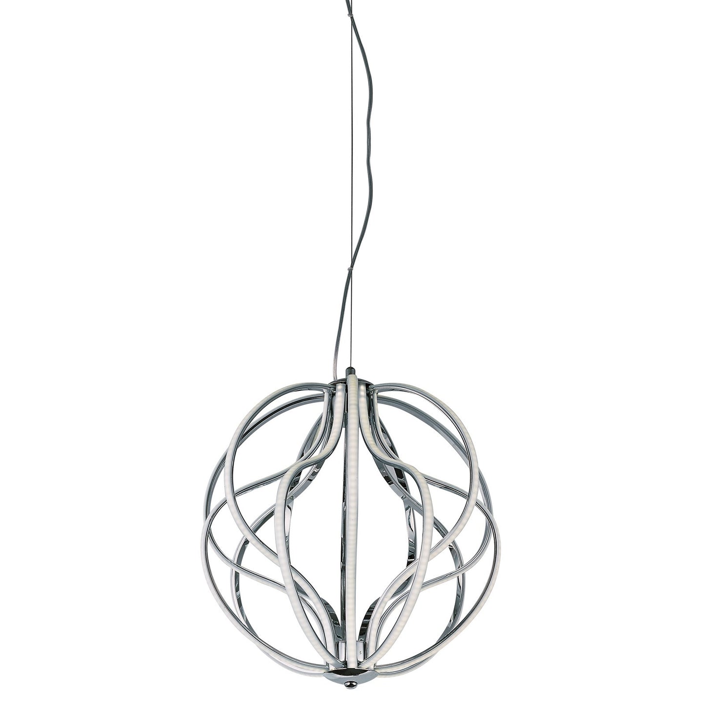 ET2 Aura LED 14-Light Pendant, Polished Chrome