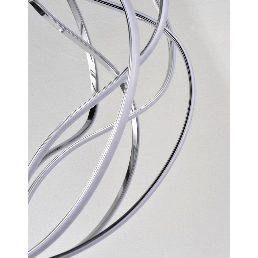 ET2 Aura LED 14-Light Pendant, Polished Chrome