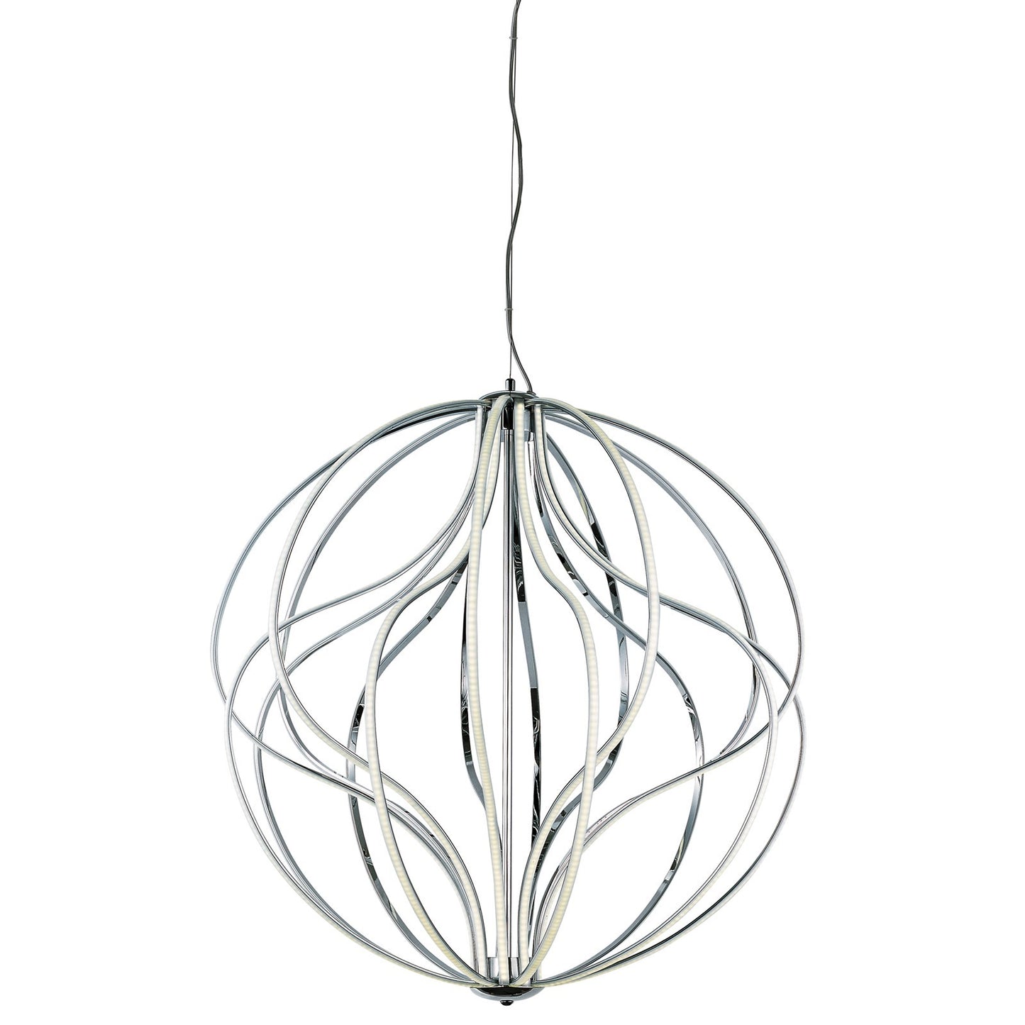 ET2 Aura LED 18-Light Pendant, Polished Chrome