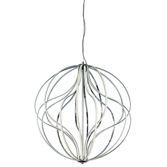 ET2 Aura LED 18-Light Pendant, Polished Chrome