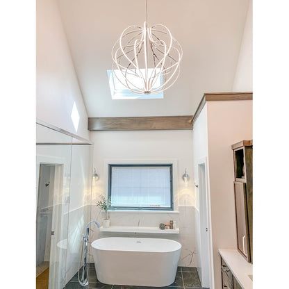 ET2 Aura LED 18-Light Pendant, Polished Chrome
