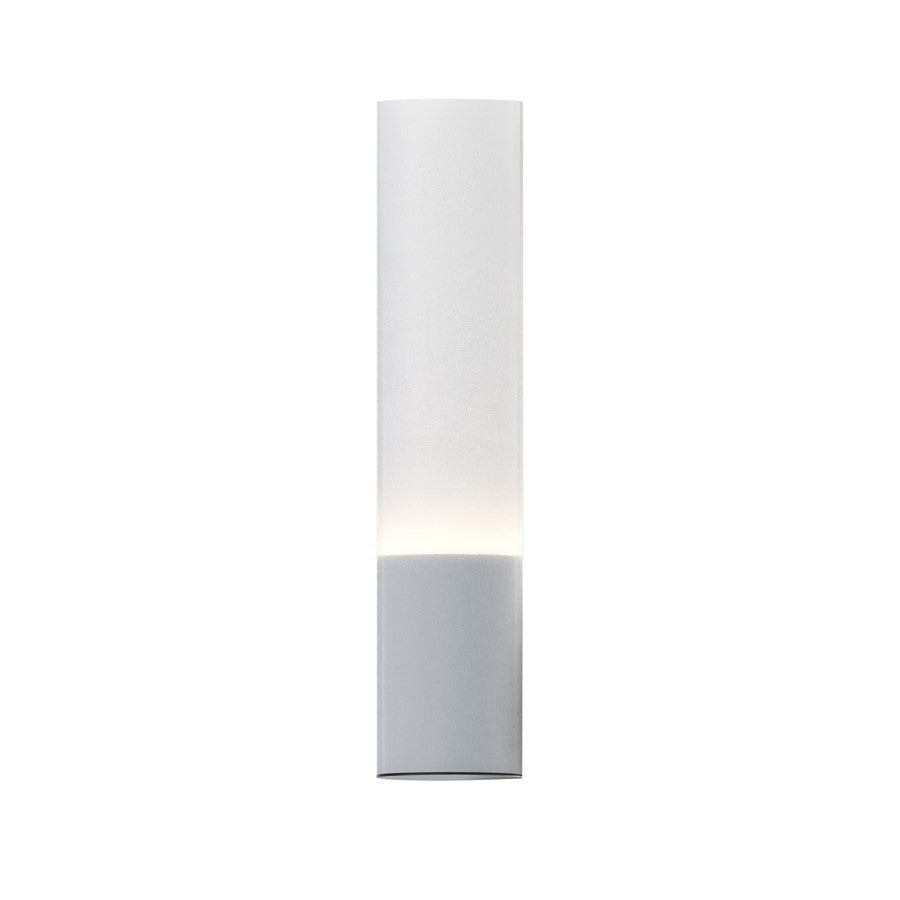 ET2 Lighting Highball 1 Light Wall Sconce, Black/Translucent Frost