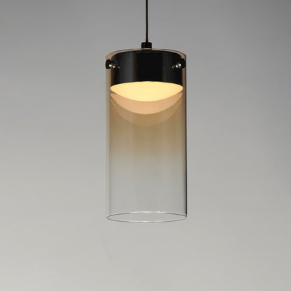 ET2 Lighting Highball 1 Light LED Mini Pendant, Gunmetal/Amber