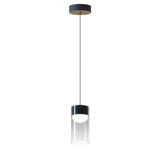 ET2 Lighting Highball 1 Light LED Mini Pendant, Gunmetal/Smoke