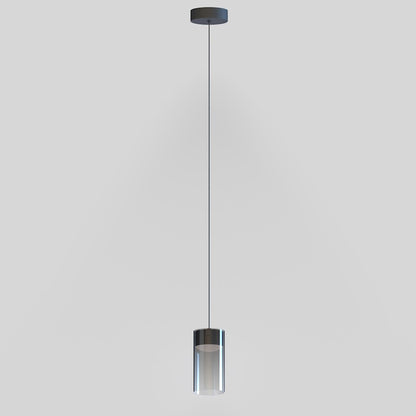 ET2 Lighting Highball 1 Light LED Mini Pendant, Gunmetal/Smoke