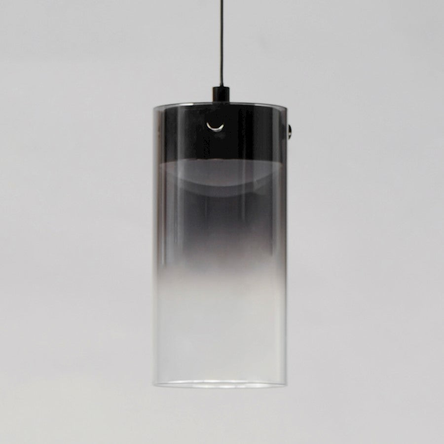 ET2 Lighting Highball 1 Light LED Mini Pendant, Gunmetal/Smoke
