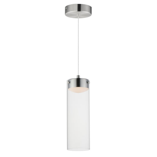 ET2 Lighting Highball Multi-Light Pendant, Satin Nickel/Clear - E21184-18SN