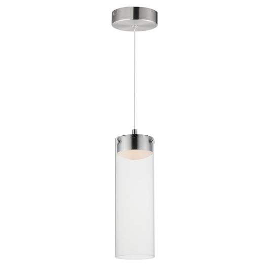 ET2 Lighting Highball Multi-Light Pendant, Satin Nickel/Clear