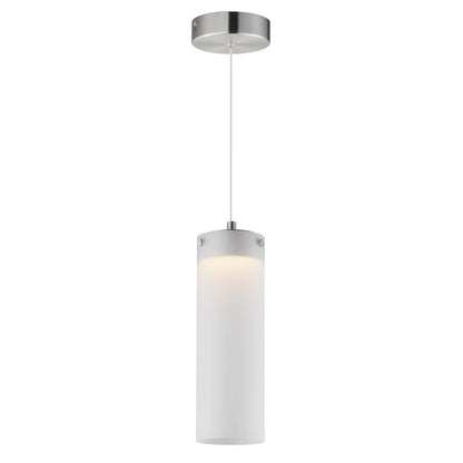 ET2 Lighting Highball 1Lt 12.5" Mini Pendant, Nk/Translucent Frost - E21184-54SN