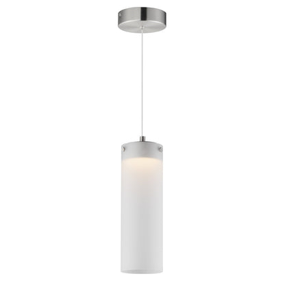 ET2 Lighting Highball 1Lt 12.5" Mini Pendant, Nk/Translucent Frost