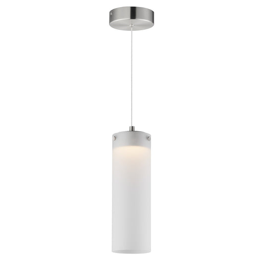 ET2 Lighting Highball 1Lt 12.5" Mini Pendant, Nk/Translucent Frost