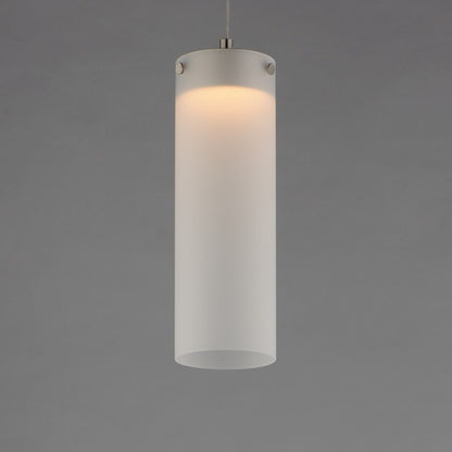 ET2 Lighting Highball 1Lt 12.5" Mini Pendant, Nk/Translucent Frost