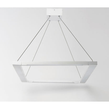 ET2 Lighting Rotator 1-Light LED Pendant in Matte White