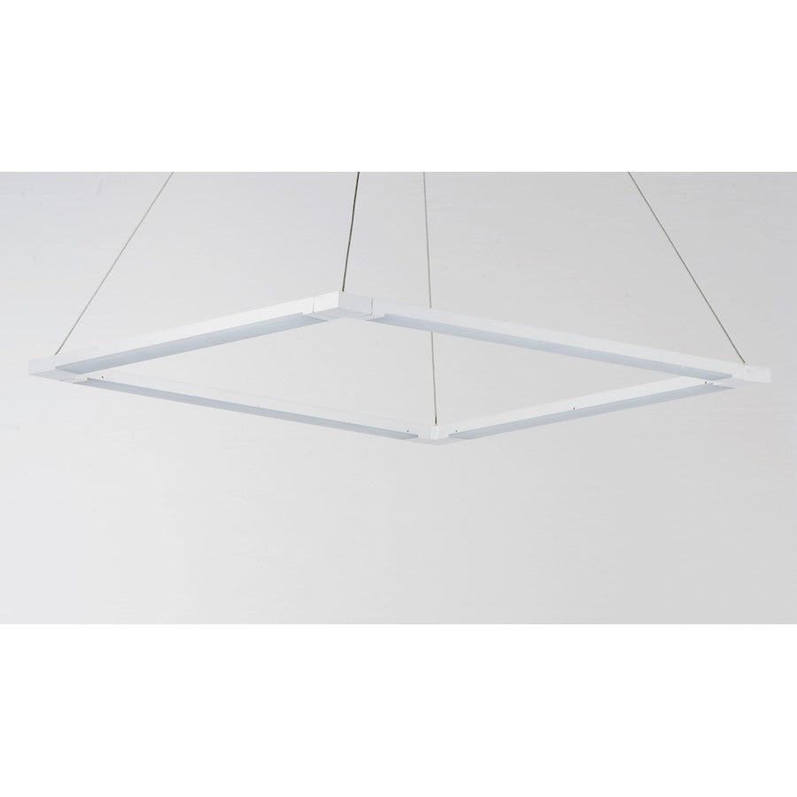 ET2 Lighting Rotator 1-Light LED Pendant in Matte White