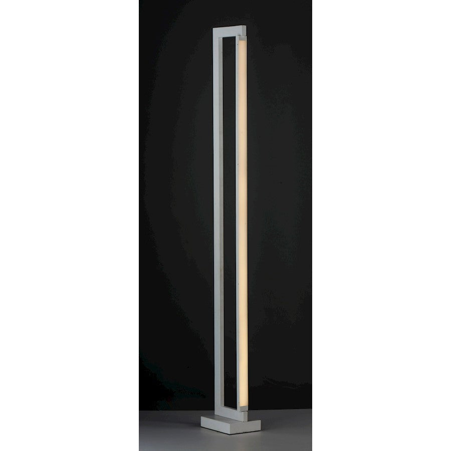 ET2 Lighting Rotator LED 1-Light Floor Lamp in Matte White