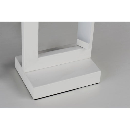 ET2 Lighting Rotator LED 1-Light Floor Lamp in Matte White