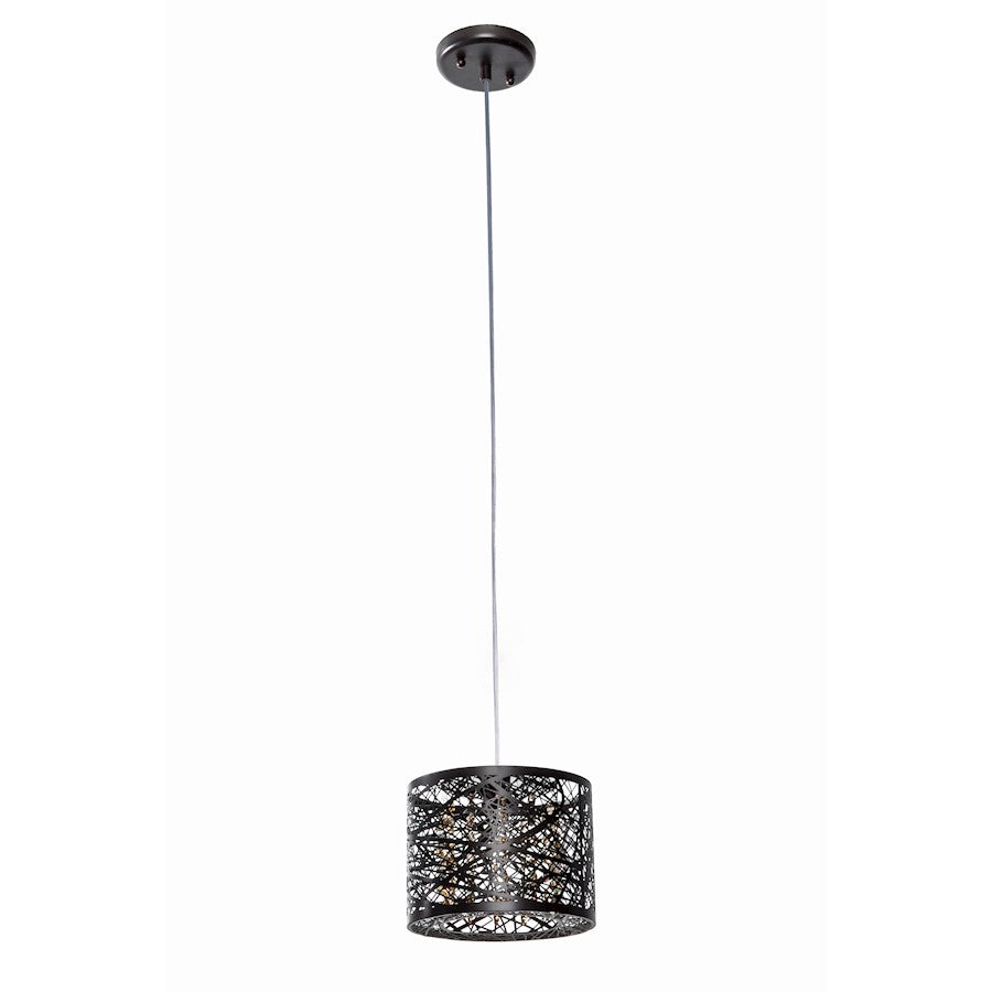 1 Light Pendant, Bronze