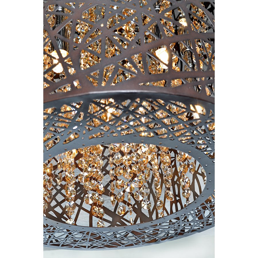 1 Light Pendant, Bronze