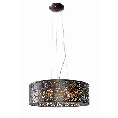 ET2 Inca 9-Light Pendant with LED Bulb, Bronze