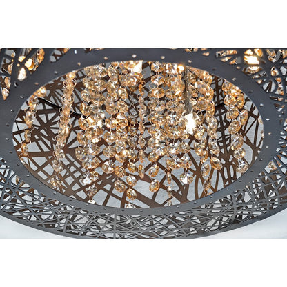 ET2 Lighting Inca 7 Light Pendant, Bronze