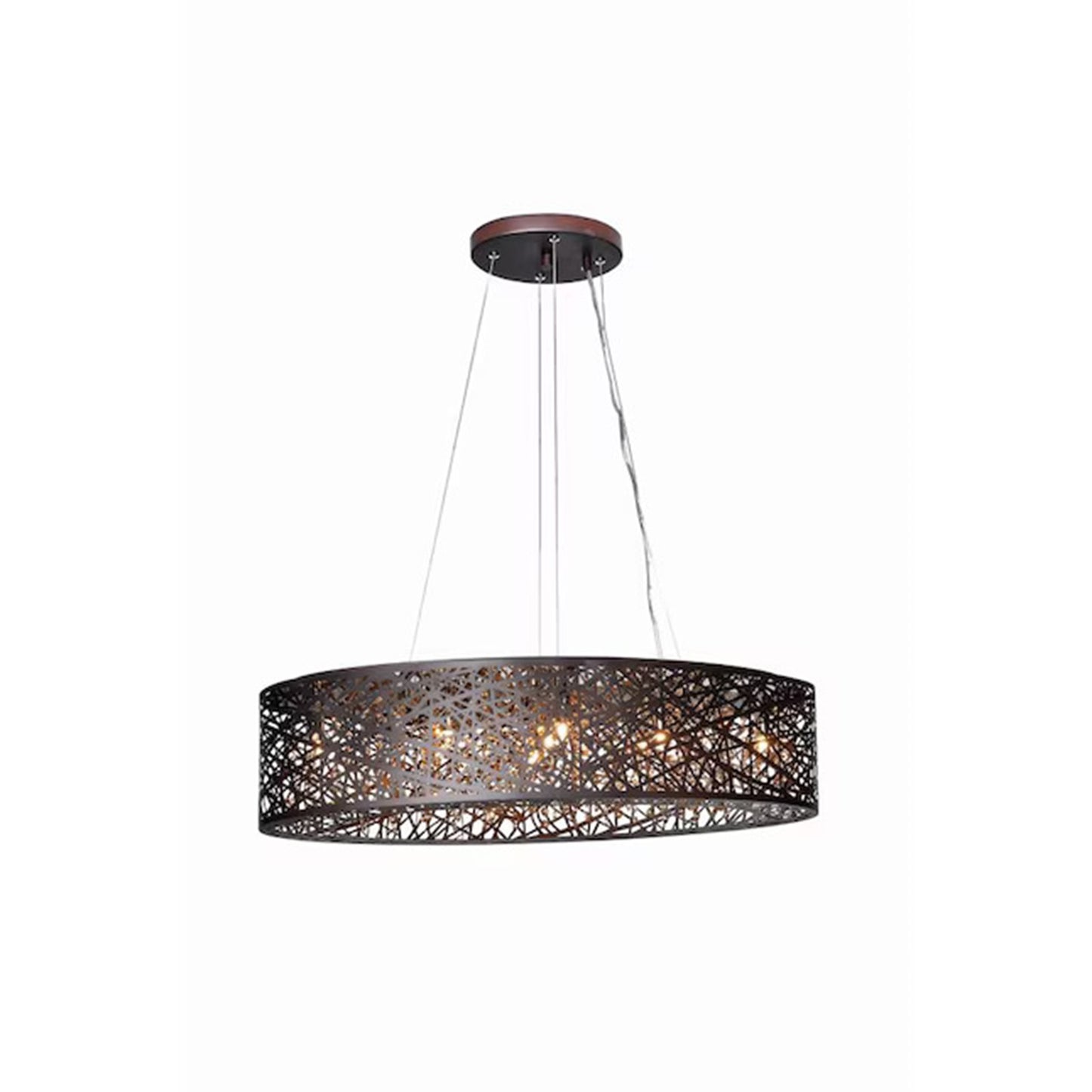 ET2 Lighting Inca 9 Light Pendant, Bronze