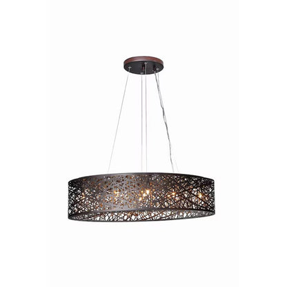 ET2 Lighting Inca 9 Light Pendant, Bronze