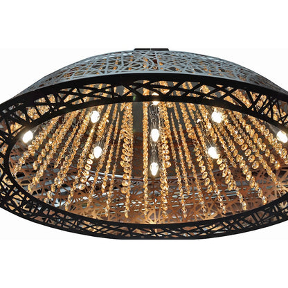 ET2 Lighting Inca 9 Light Pendant, Bronze