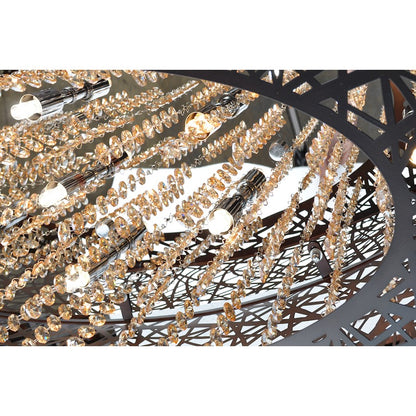 ET2 Lighting Inca 9 Light Pendant, Bronze