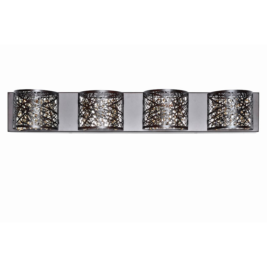 ET2 Lighting Inca 4 Light Wall Mount, Bronze