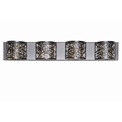 ET2 Lighting Inca 4 Light Wall Mount, Bronze
