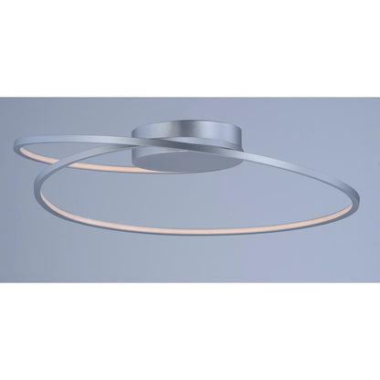 ET2 Lighting 2.25' x 18.25' Cycle LED Flush Mount, Silver
