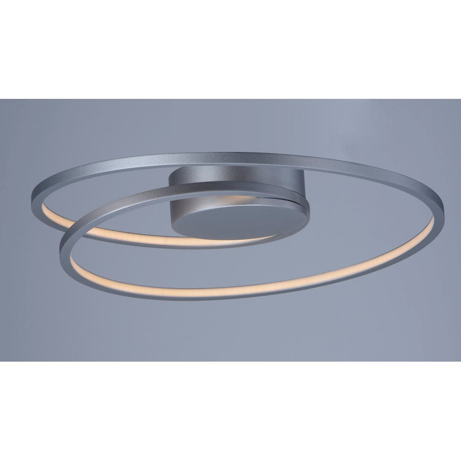 ET2 Lighting 2.25' x 18.25' Cycle LED Flush Mount, Silver