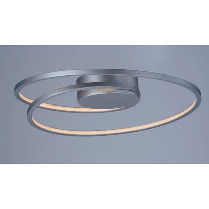 ET2 Lighting 2.25' x 18.25' Cycle LED Flush Mount, Silver
