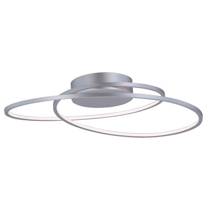 ET2 Lighting 2.25' x 25.25' Cycle LED Flush Mount, Silver