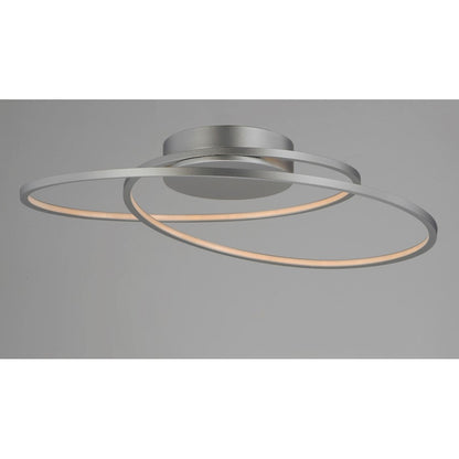 ET2 Lighting 2.25' x 25.25' Cycle LED Flush Mount, Silver