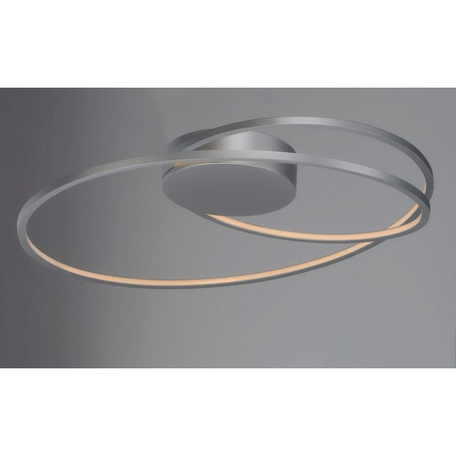 ET2 Lighting 2.25' x 25.25' Cycle LED Flush Mount, Silver