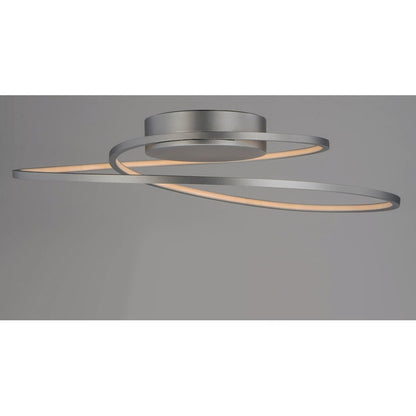 ET2 Lighting 2.25' x 25.25' Cycle LED Flush Mount, Silver