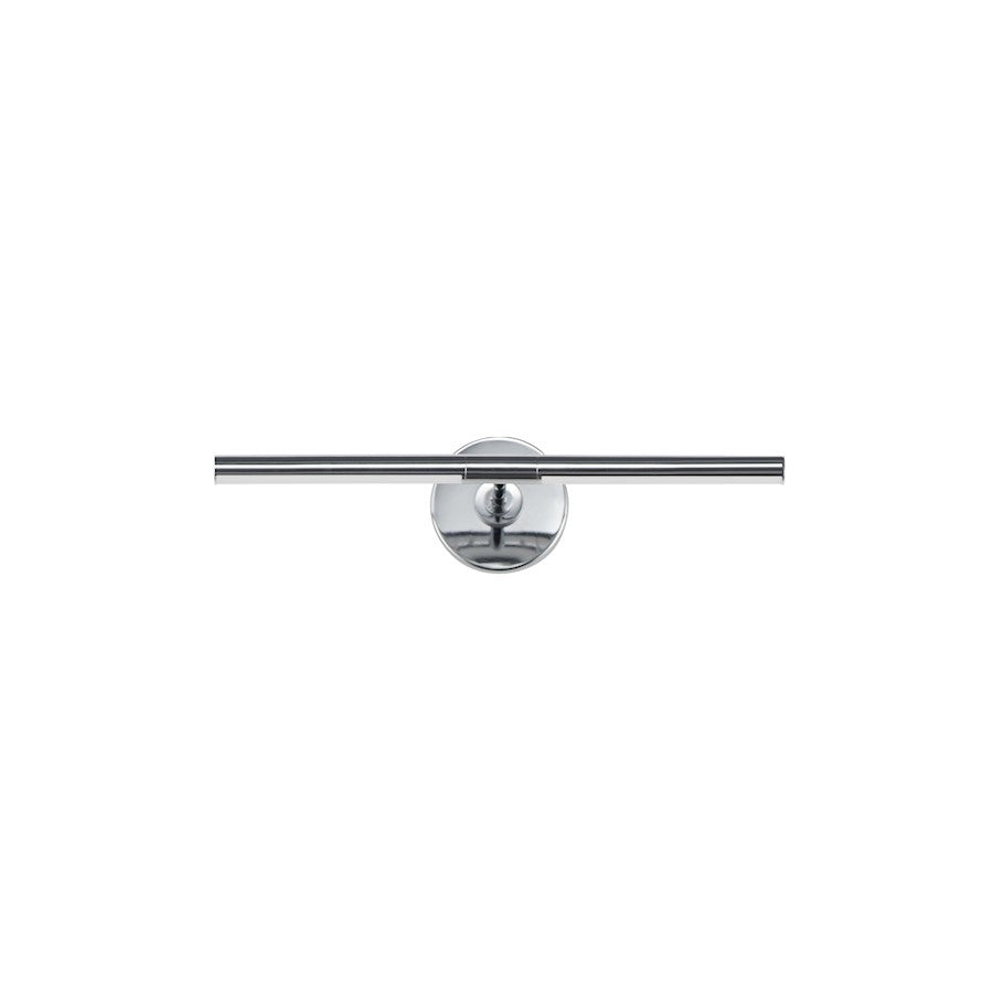 ET2 Lighting Dorian 1 Light 18" Picture Light, Chrome