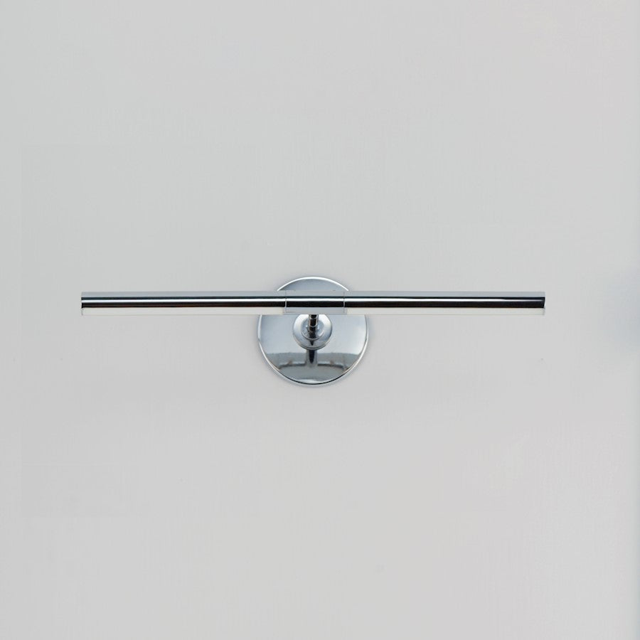 ET2 Lighting Dorian 1 Light 18" Picture Light, Chrome
