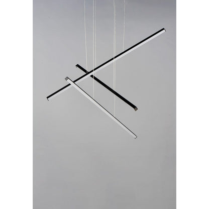 ET2 Lighting Hover LED 3-Light Pendant in Black