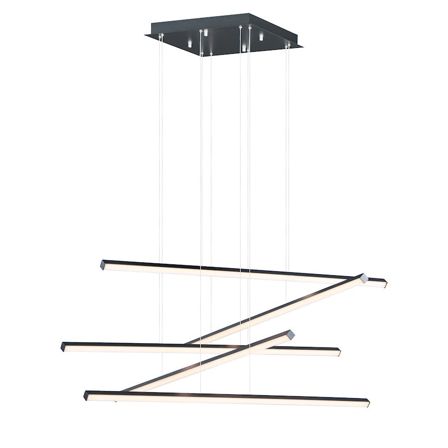 ET2 Lighting Hover LED 5-Light Pendant in Black